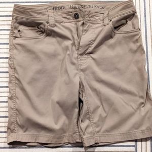 Prana Brion Khaki Shorts 33x9